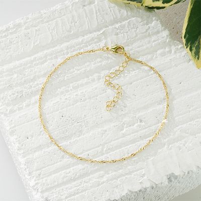 Twisted Anklet Gold